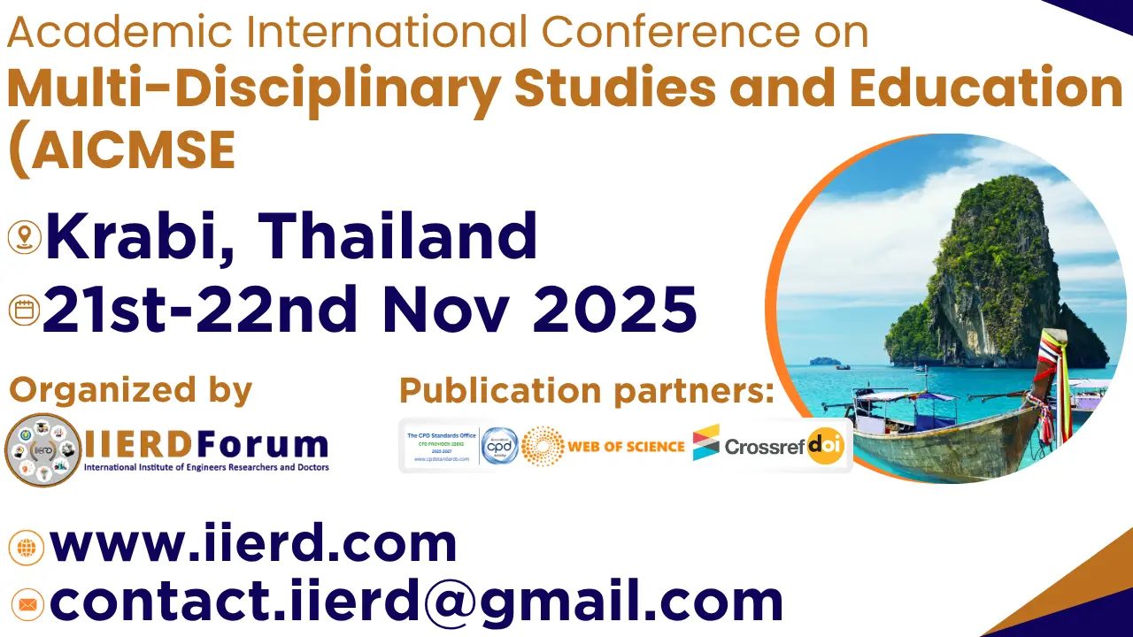 Multi-Disciplinary Studies and Education Conference in Thailand
